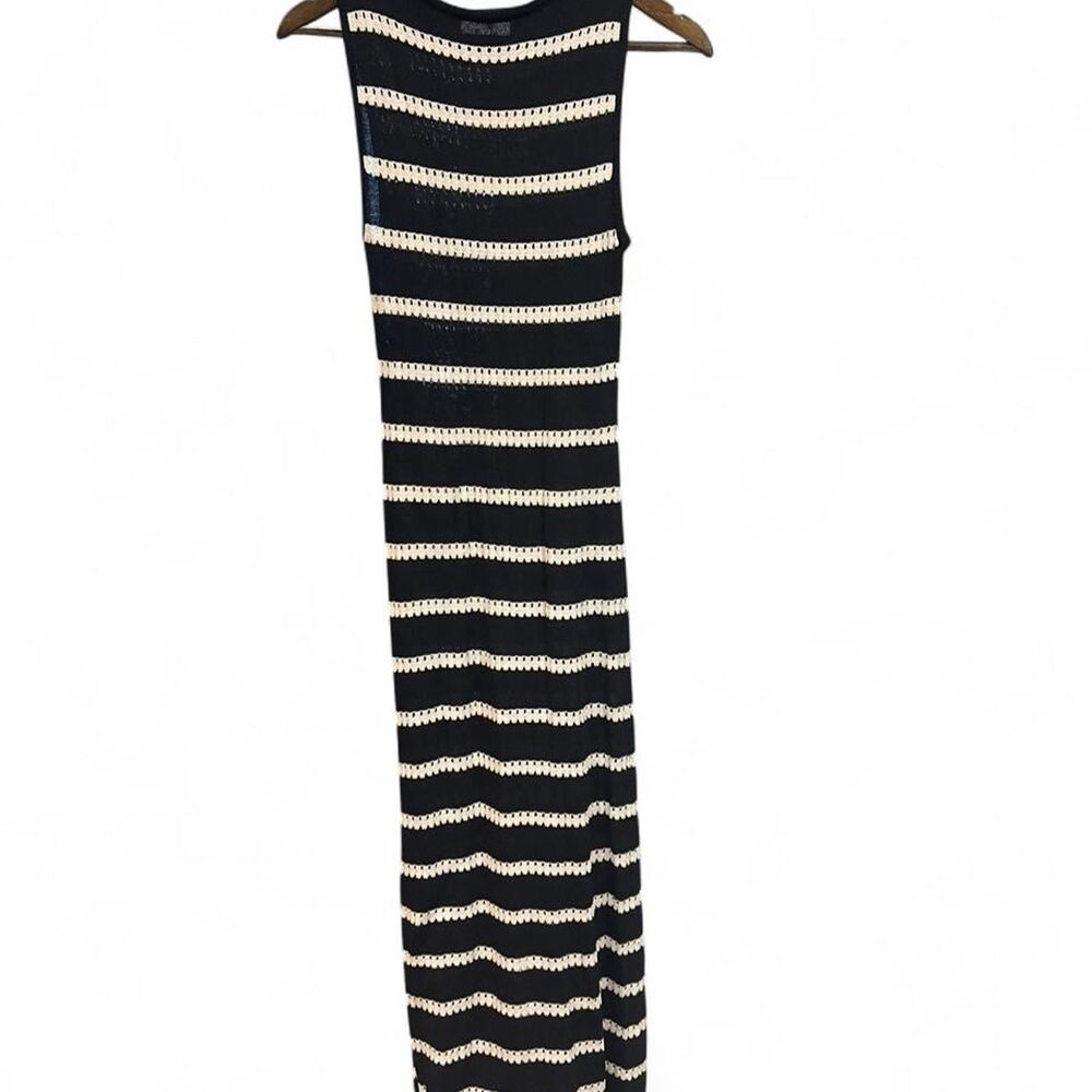 Dissh Women's Black and White Dress